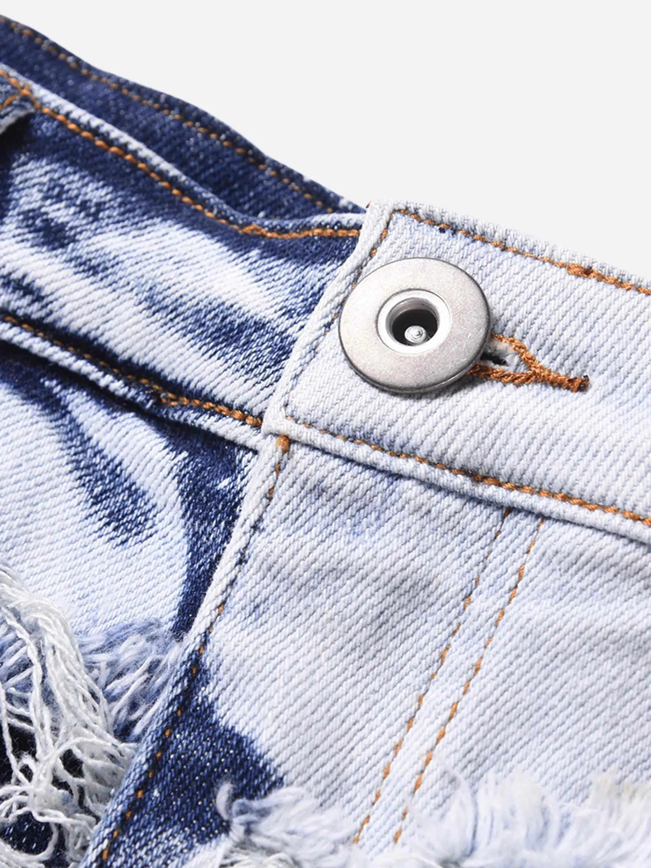 1984 High Street Old Washed Slim Fit Jeans Pants - 1492