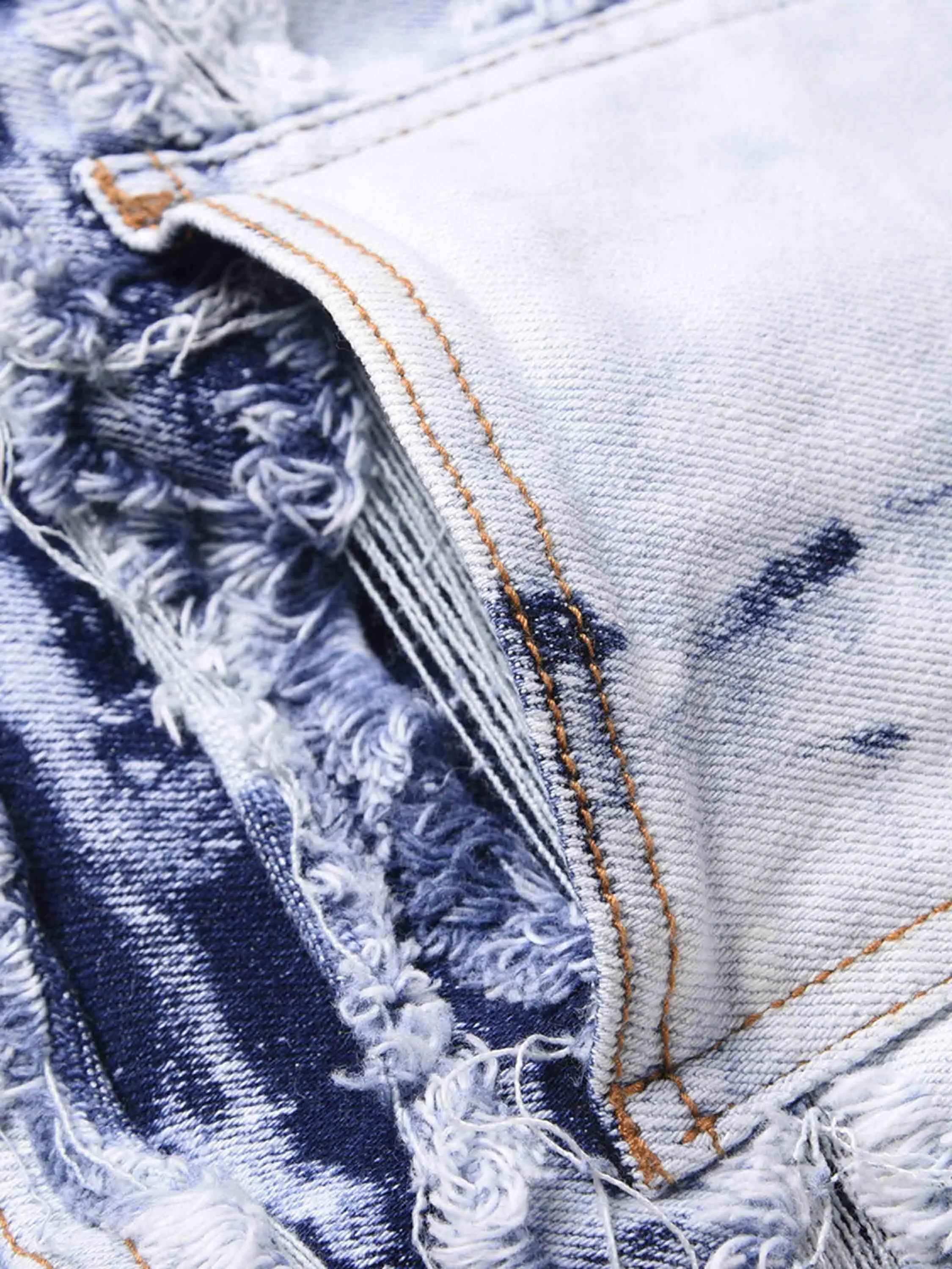 1984 High Street Old Washed Slim Fit Jeans Pants - 1492