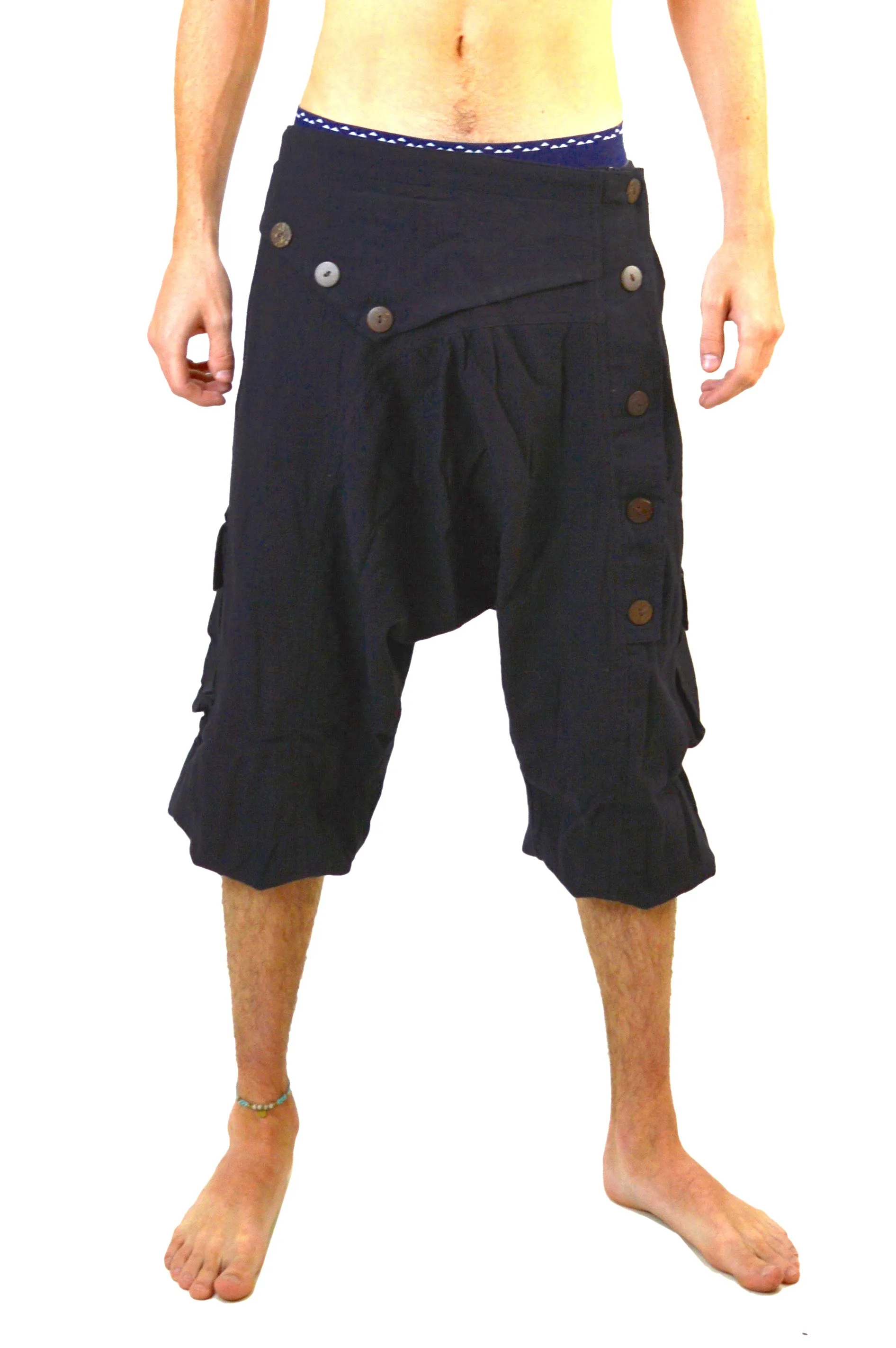 3/4 baggy low crotch Gypsy Pants