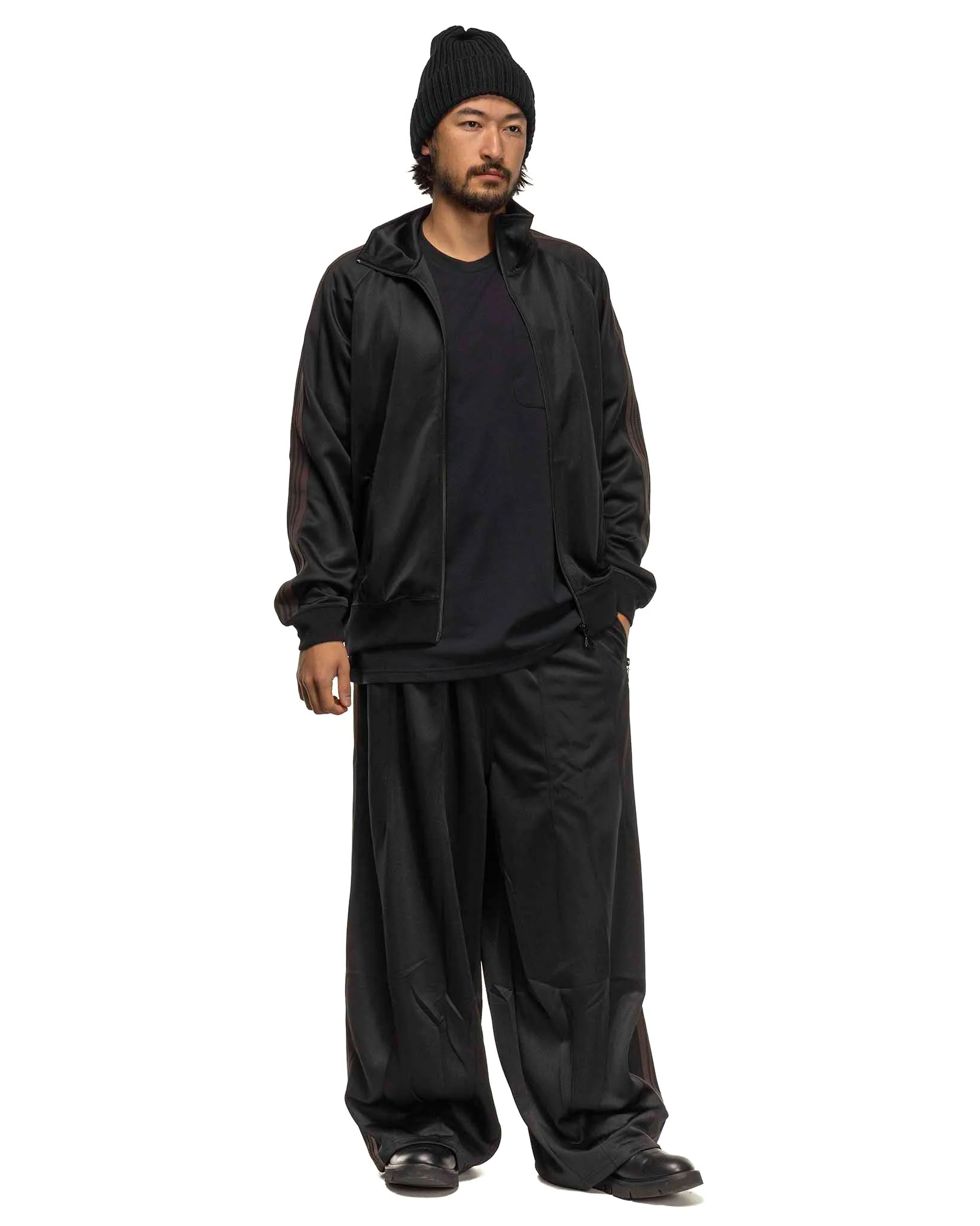 H.D. Track Pant - Poly Smooth Dark Black