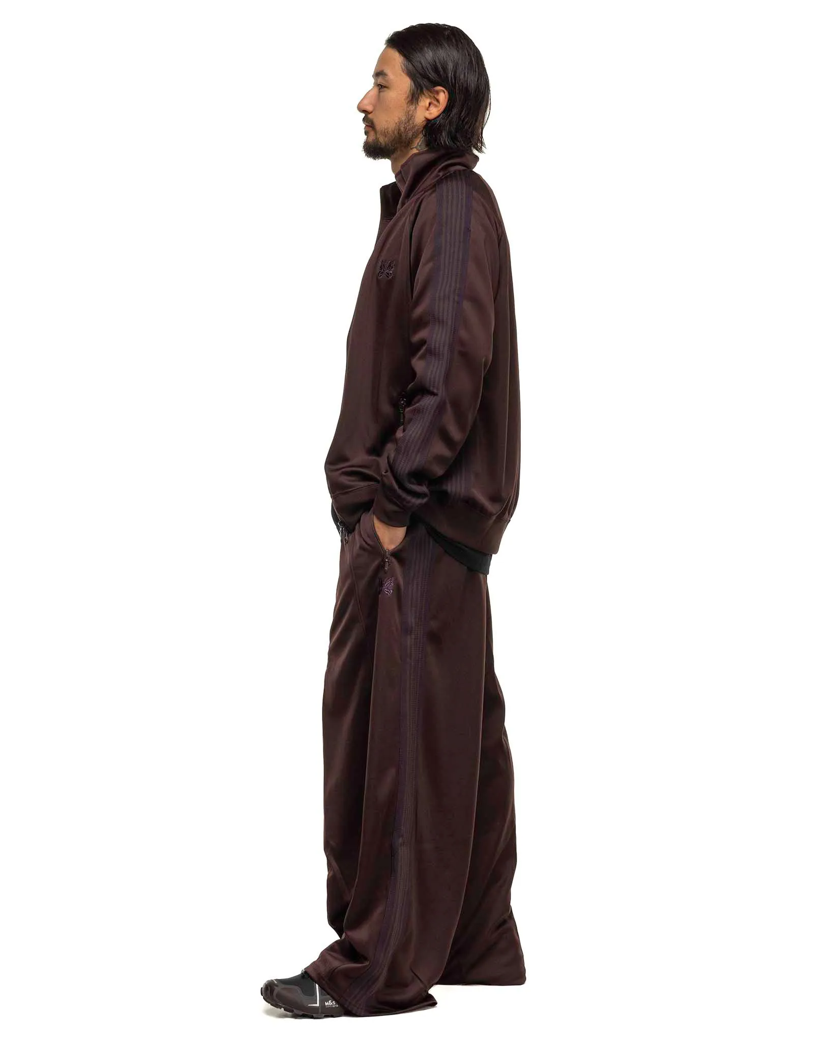 H.D. Track Pant - Poly Smooth Dark Brown