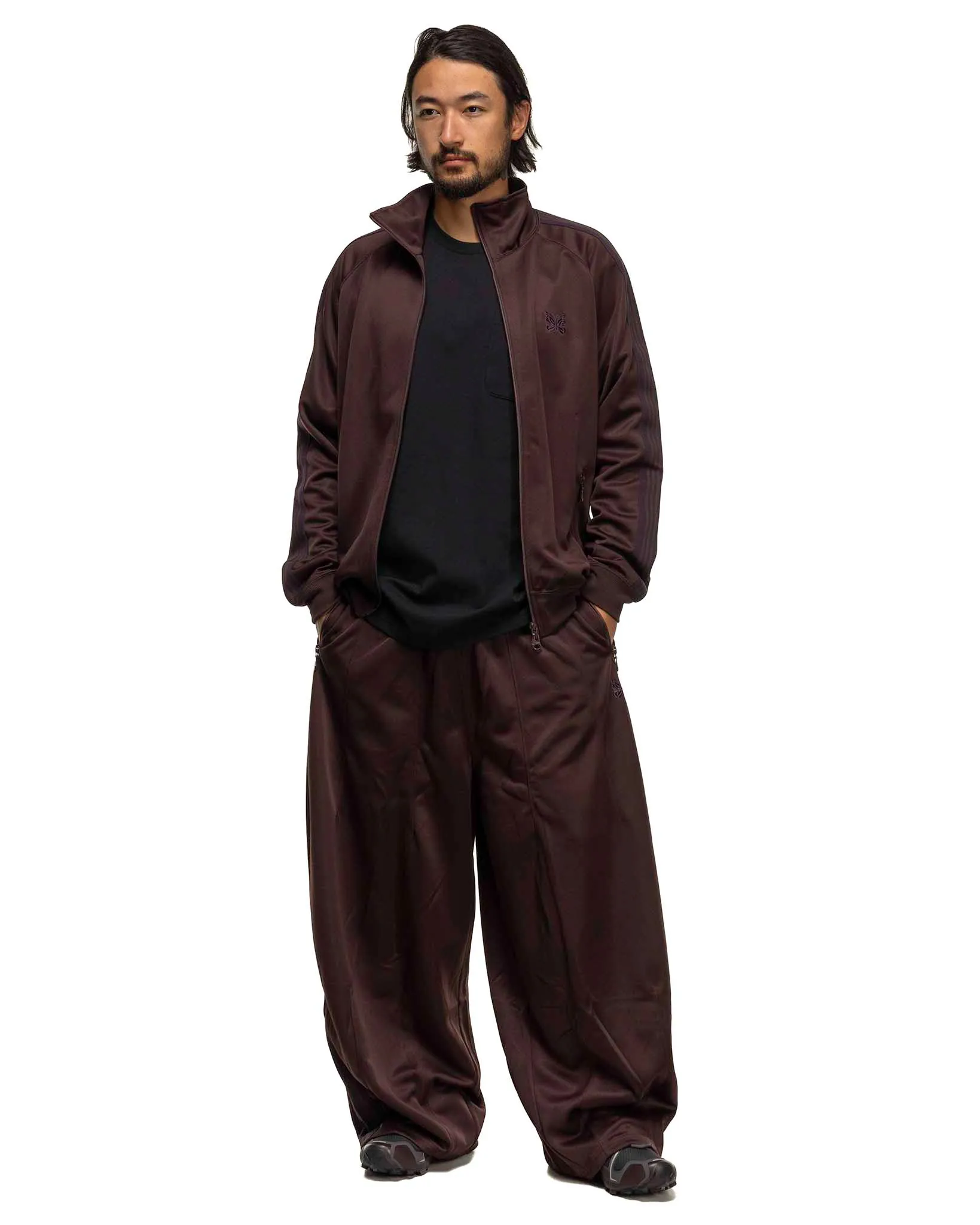 H.D. Track Pant - Poly Smooth Dark Brown