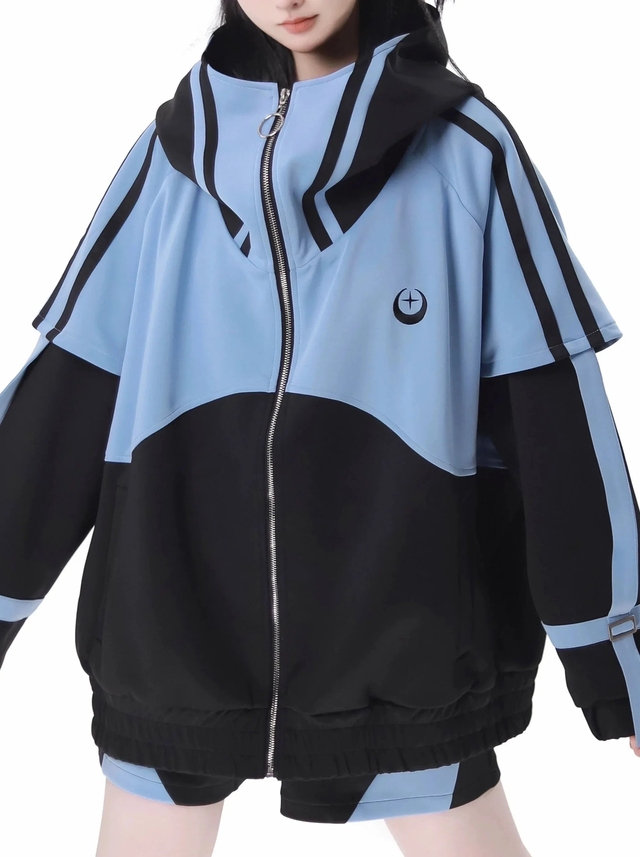 Leg Shorts Jacket Subculture Warmers Headband Dark Pants Sporty