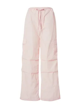 Monki Loose Fit Cargo Pants, Pink