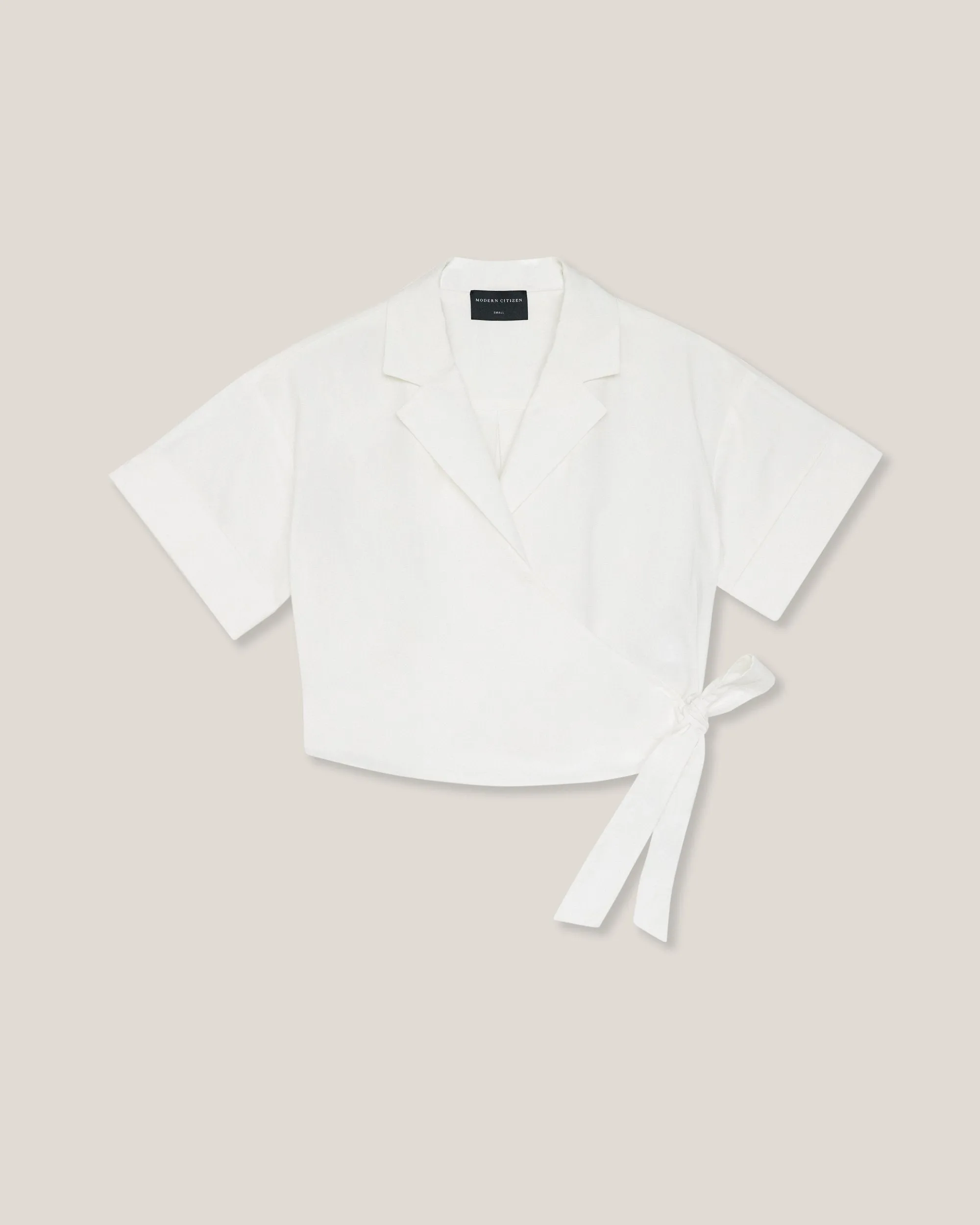 Nimah Cropped Wrap Blouse