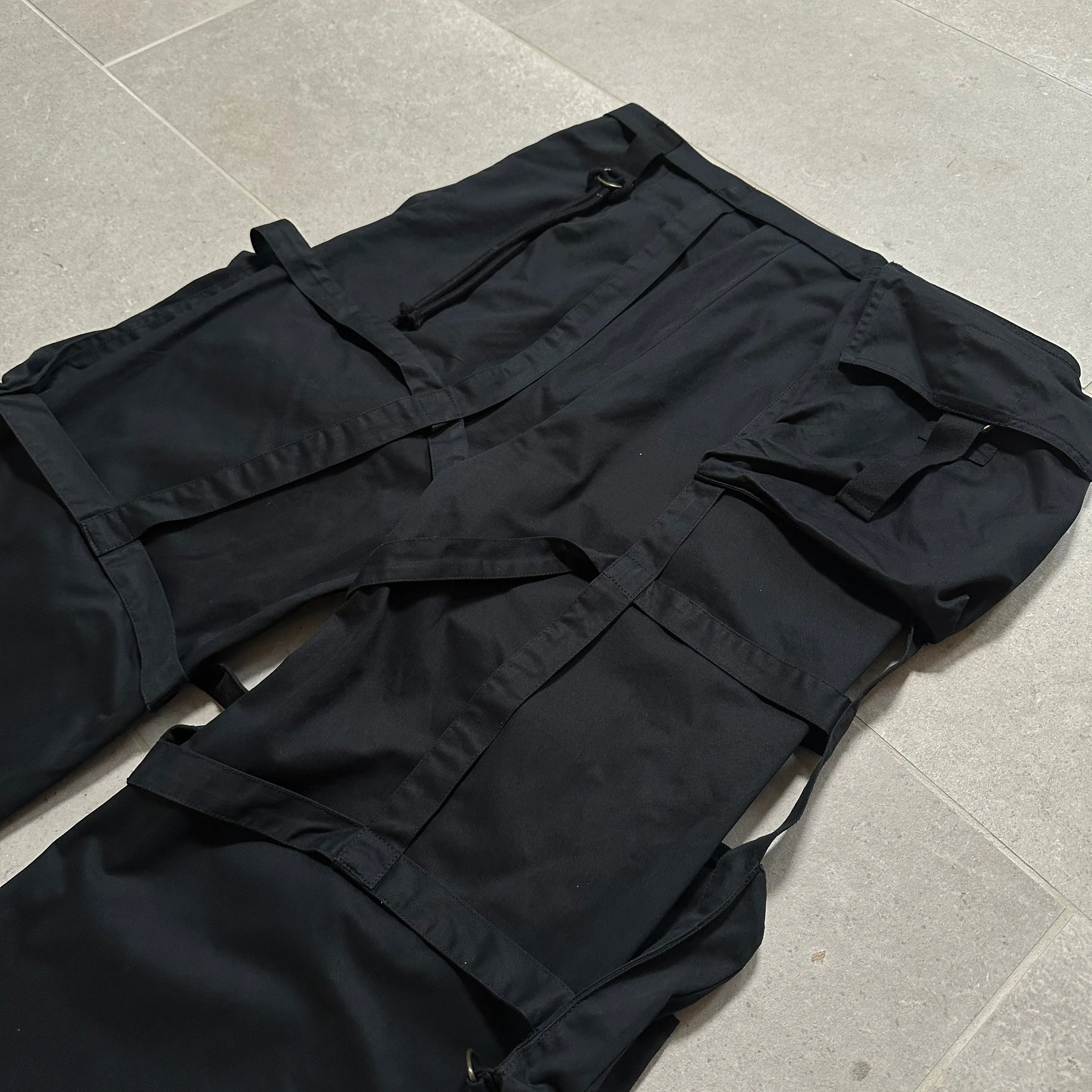 Raf Simons Archive Redux SS03 Consumed Parachute Bondage Cargo Pants