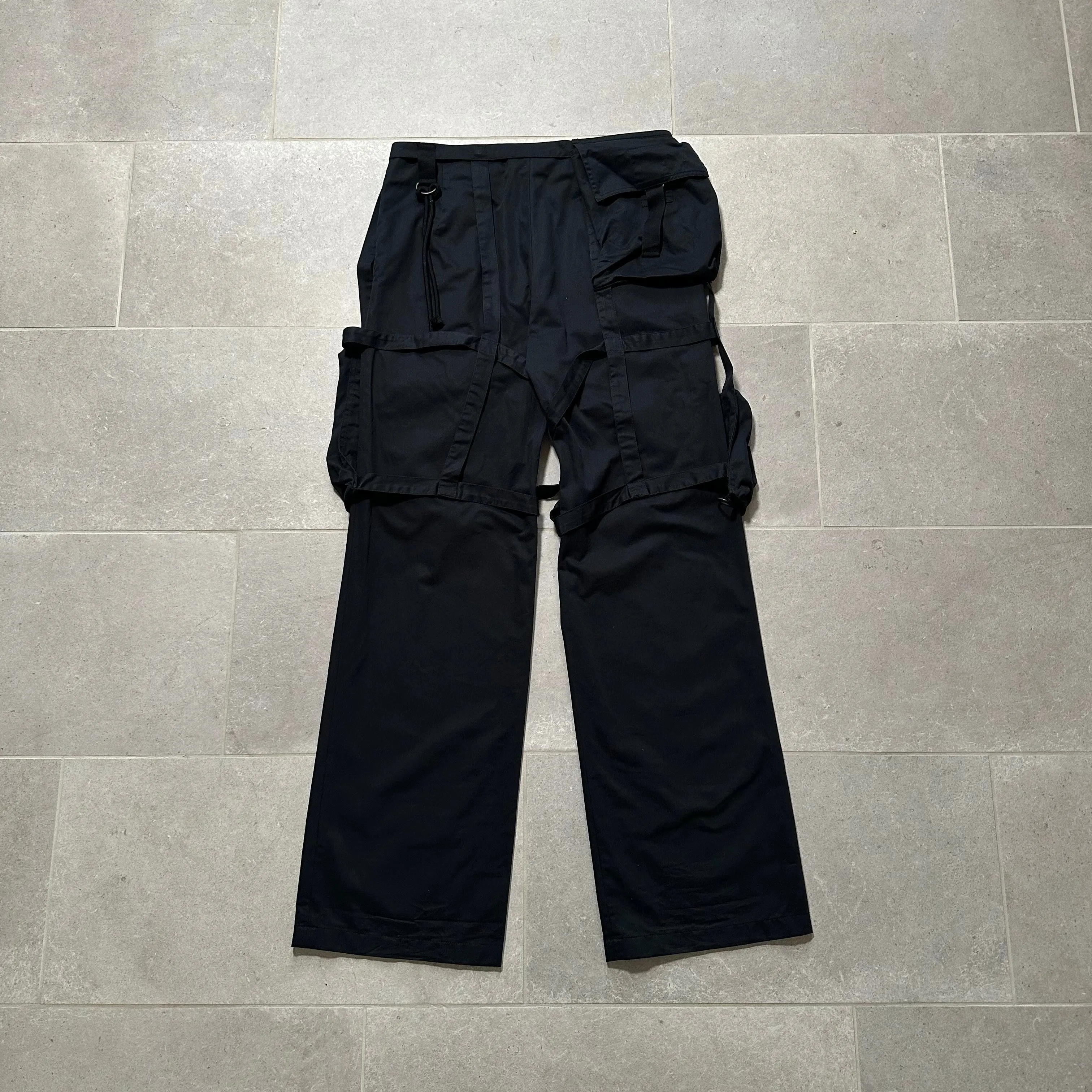 Raf Simons Archive Redux SS03 Consumed Parachute Bondage Cargo Pants