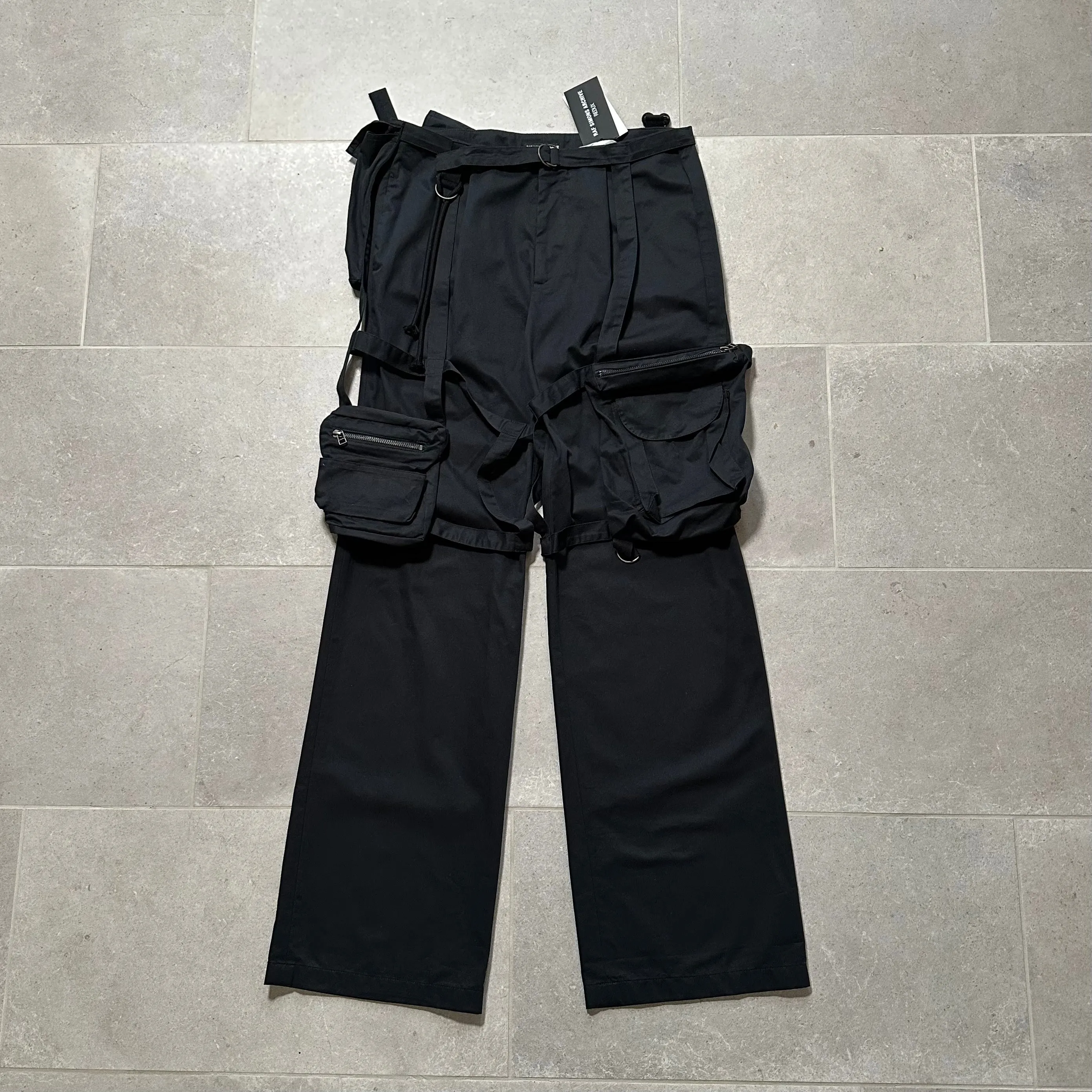 Raf Simons Archive Redux SS03 Consumed Parachute Bondage Cargo Pants