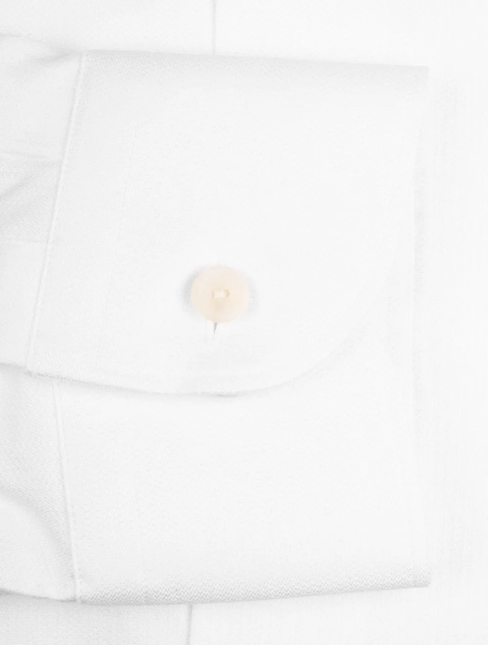 Slim Fit Oxford Button Under Stretch Shirt White